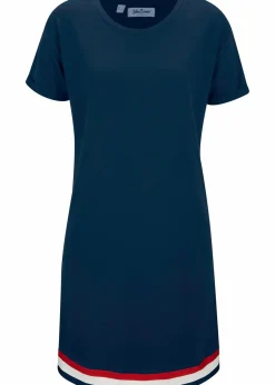 bonprix Bekleidung·Blusen & Tuniken|Bekleidung·Pullover & Strickjacken^Jerseykleid aus weichem Viskose-Mix dunkelblau