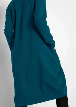 bonprix Bekleidung·Pullover & Strickjacken|Kleider^Jerseykleid in O-Shape blaupetrol