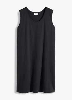 bonprix Bekleidung·Röcke|Bekleidung·Pullover & Strickjacken^Jerseykleid mit reiner Bio-Baumwolle schwarz
