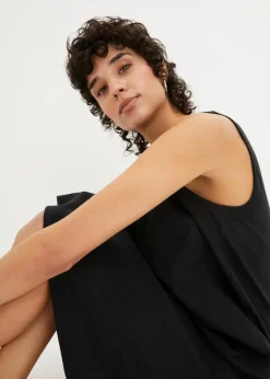 bonprix Bekleidung·Röcke|Bekleidung·Pullover & Strickjacken^Jerseykleid mit reiner Bio-Baumwolle schwarz