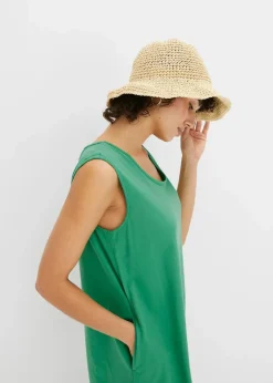 bonprix Nachhaltigere Materialien|Kleider^Jerseykleid mit reiner Bio-Baumwolle opalgrün