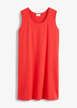 bonprix Nachhaltigere Materialien|Kleider^Jerseykleid mit reiner Bio-Baumwolle signalrot