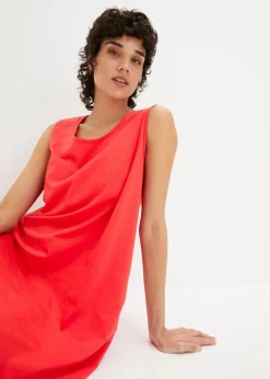 bonprix Nachhaltigere Materialien|Kleider^Jerseykleid mit reiner Bio-Baumwolle signalrot