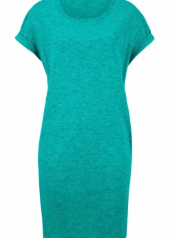 bonprix Kleider|Basics^Jerseykleid mit reiner Bio-Baumwolle matttürkis