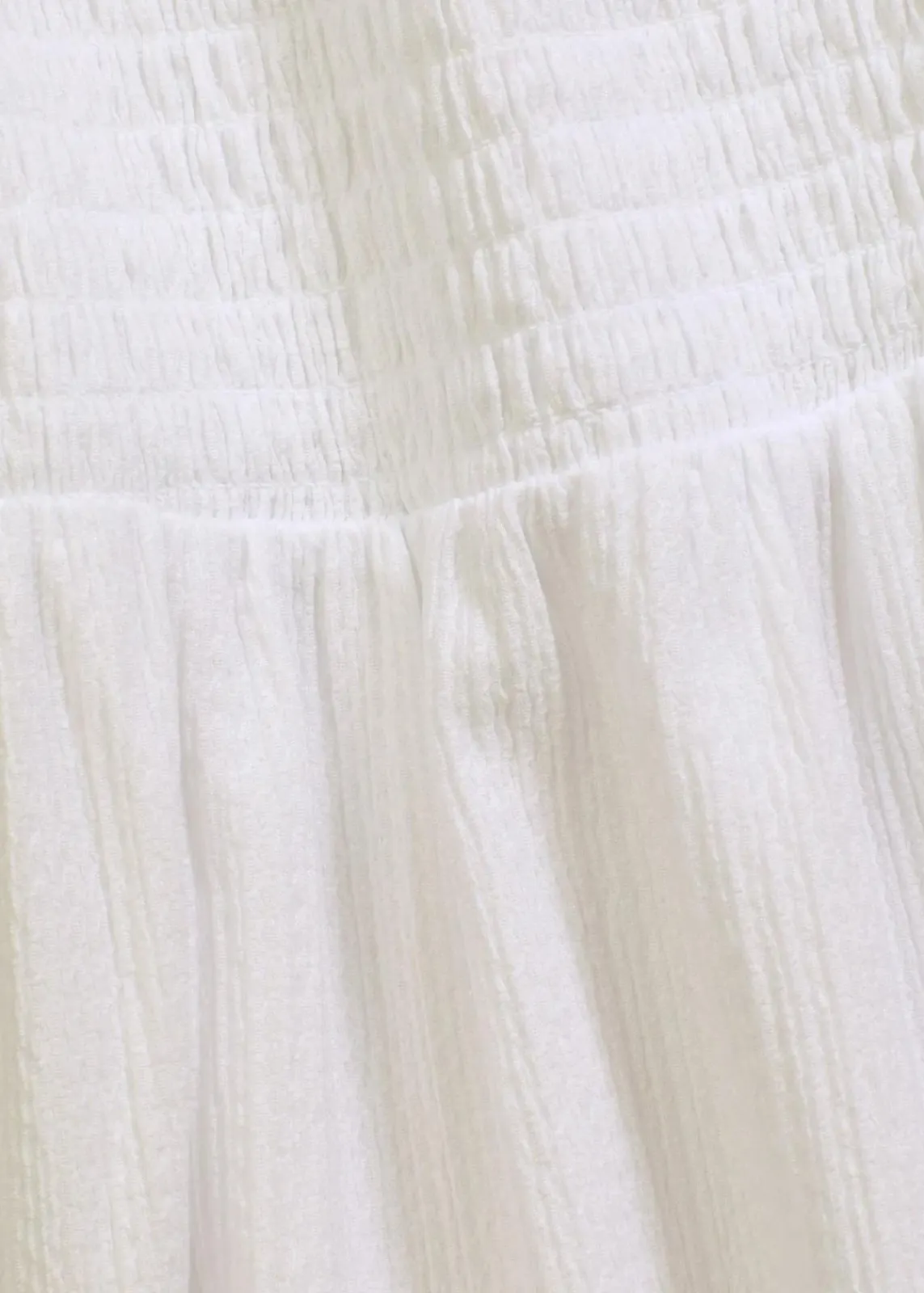 bonprix Bekleidung·Pullover & Strickjacken|Kleider^Jerseykleid mit Smok-Detail weiß