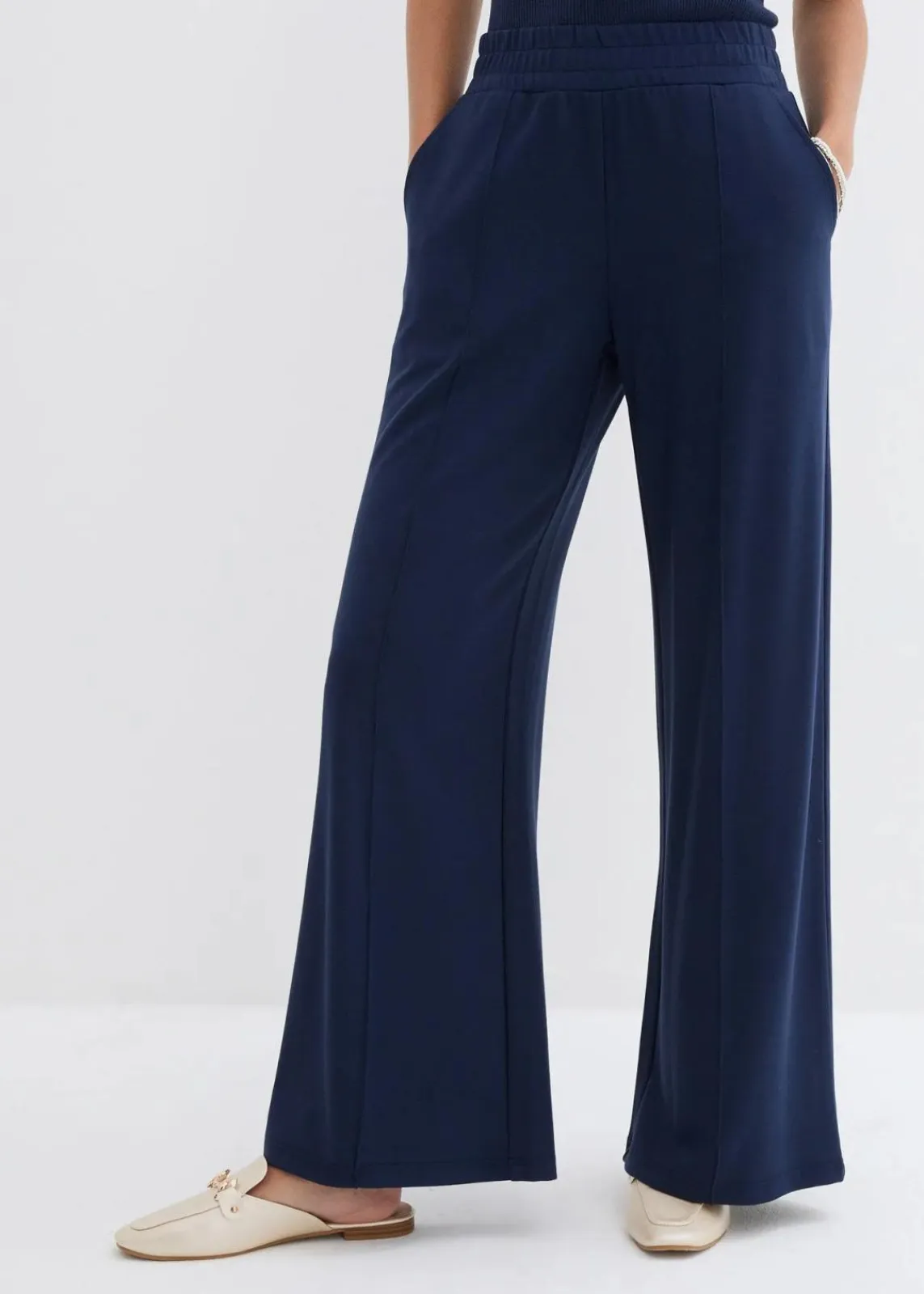 bonprix Hosen|Bekleidung·Kleider^Jersey-Marlene dunkelblau