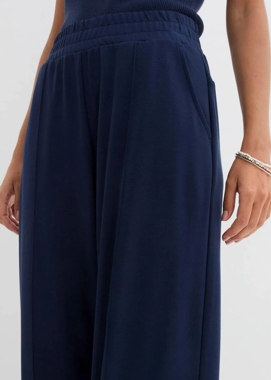 bonprix Hosen|Bekleidung·Kleider^Jersey-Marlene dunkelblau