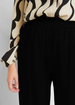 bonprix Bekleidung·Kleider|Hosen^Jersey-Marlene schwarz