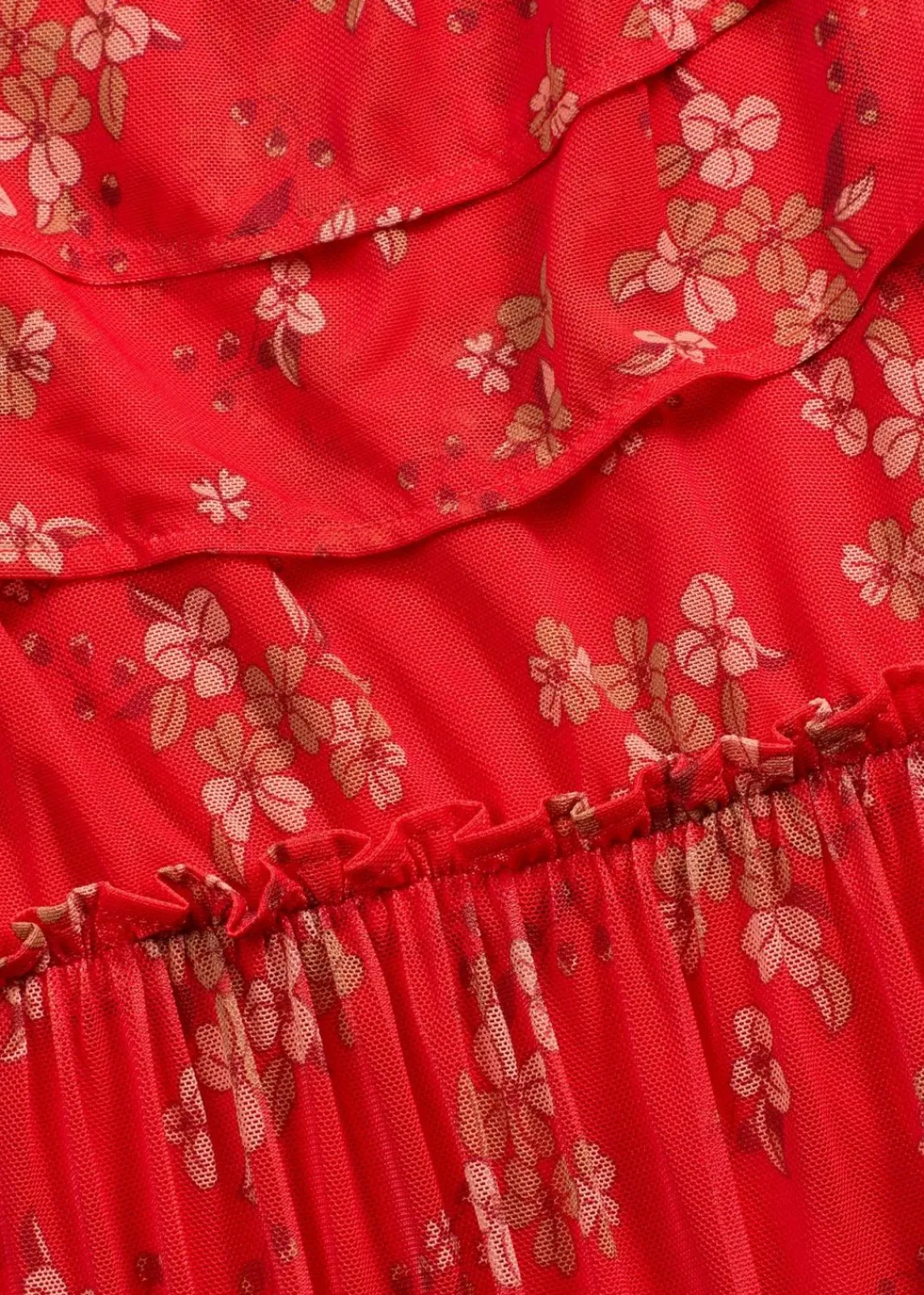 bonprix Nachhaltigere Materialien|Kleider^Jersey-Mesh-kleid erdbeere floral