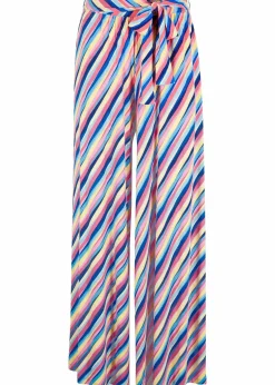bonprix Bekleidung·Kleider^Jersey-Palazzohose aus softem Viskose-Mix bunt gestreift