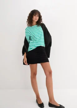 bonprix Bekleidung·Röcke|Bekleidung·Sportbekleidung^Jersey-Rock aus reiner Bio-Baumwolle mit Stretch (2er Pack) schwarz + schwarz
