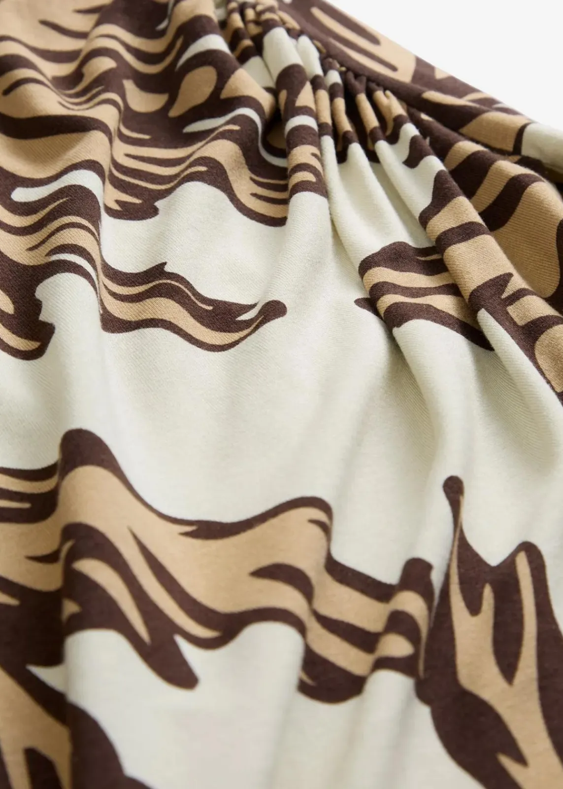 bonprix Bekleidung·Sportbekleidung|Röcke^Jersey-Rock aus softem Viskose-Mix natur/dunkelbraun/new beige floral