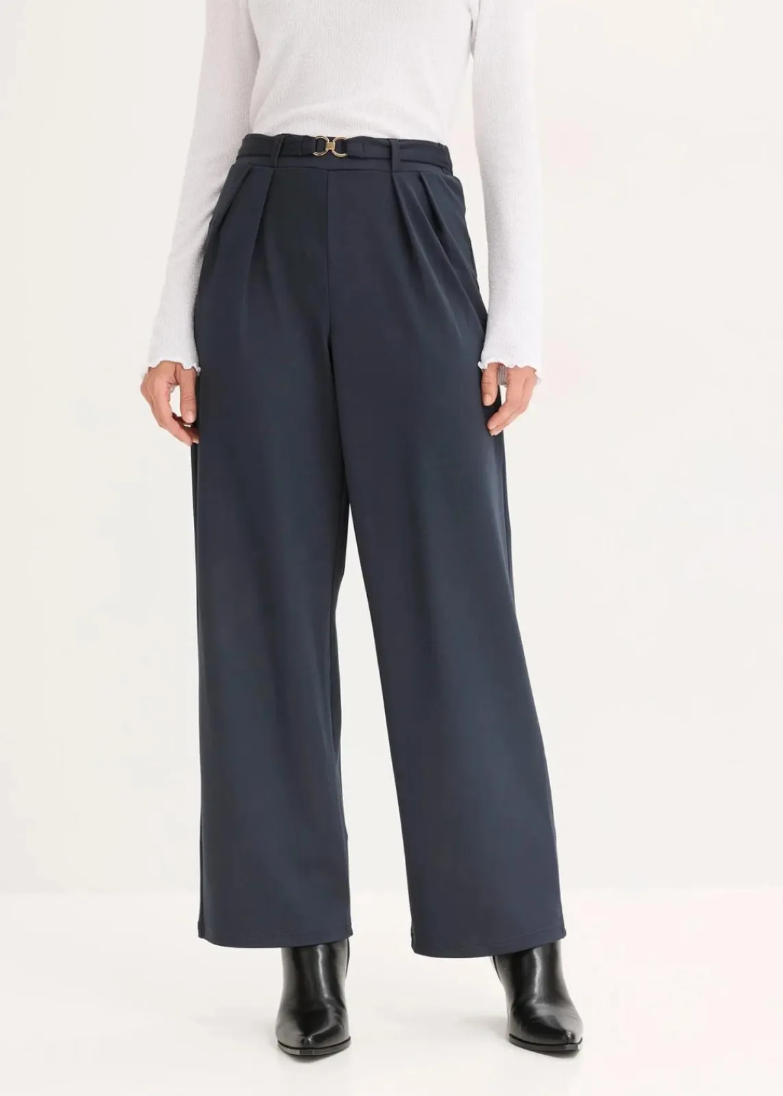 bonprix Bekleidung·Kleider^Jersey-Schlupfhose nachtblau