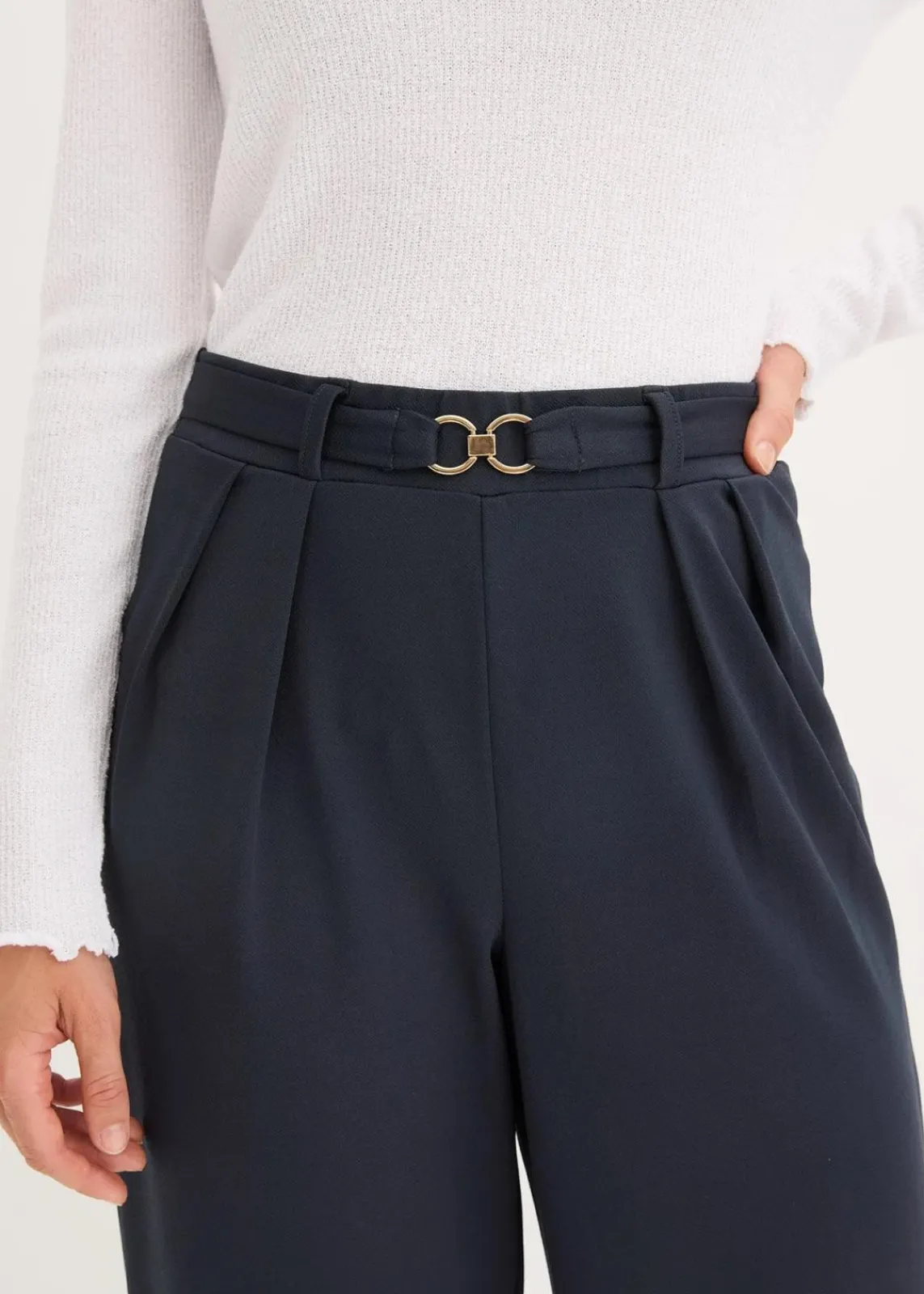 bonprix Bekleidung·Kleider^Jersey-Schlupfhose nachtblau