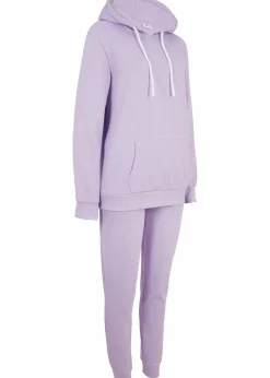 bonprix Bekleidung·Blusen & Tuniken|Bekleidung·Kleider^Jogginganzug mit Baumwolle (2-tlg.Set) flieder
