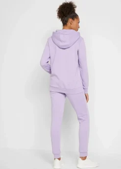 bonprix Bekleidung·Blusen & Tuniken|Bekleidung·Kleider^Jogginganzug mit Baumwolle (2-tlg.Set) flieder