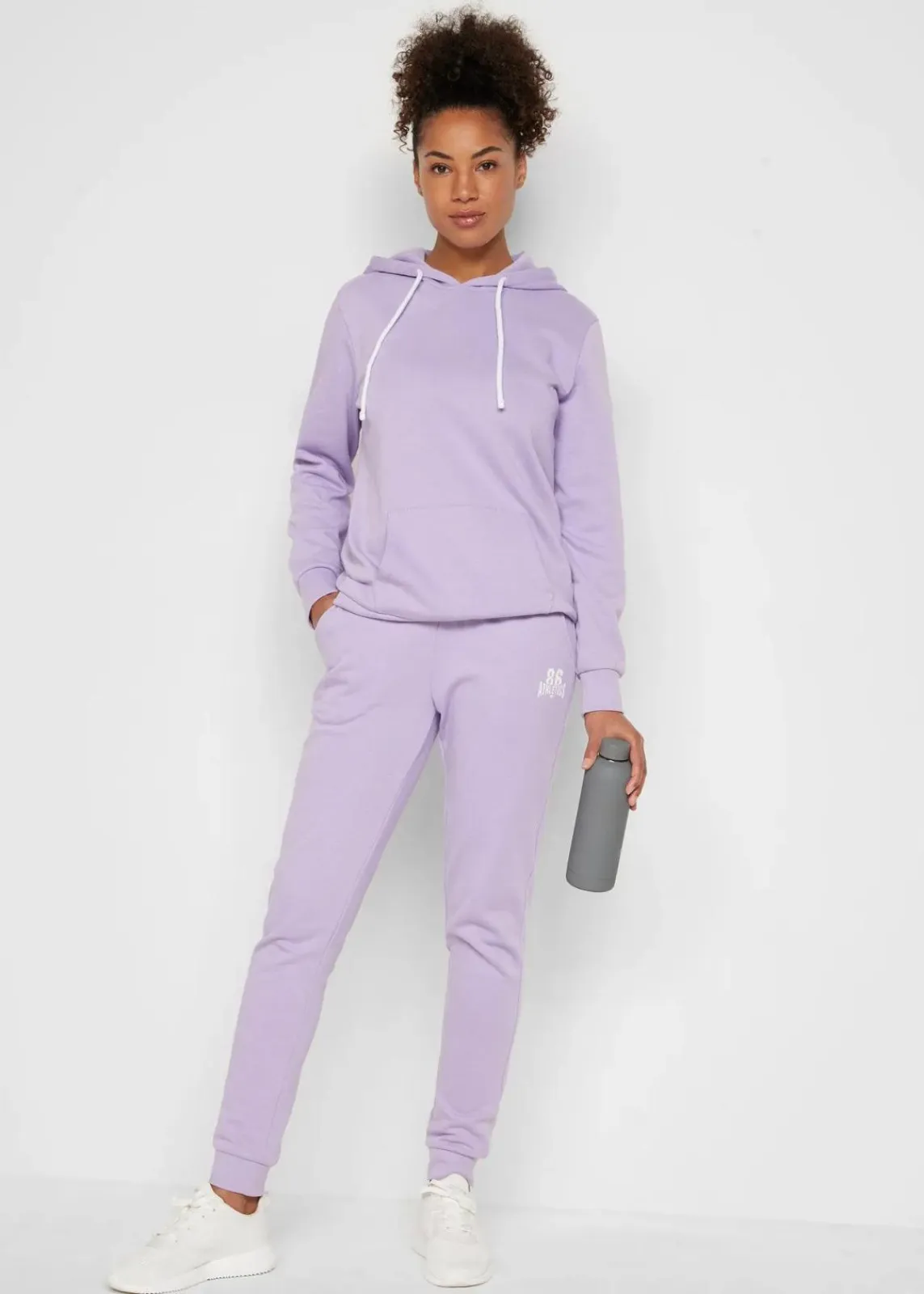 bonprix Bekleidung·Blusen & Tuniken|Bekleidung·Kleider^Jogginganzug mit Baumwolle (2-tlg.Set) flieder