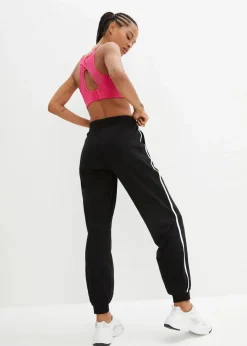 bonprix Bekleidung·Blusen & Tuniken|Bekleidung·Kleider^Jogginghose aus Baumwolle schwarz