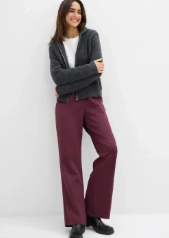 bonprix Nachhaltigere Materialien|Hosen^Jogginghose aus Scuba weinrot