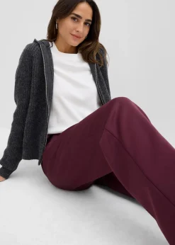 bonprix Nachhaltigere Materialien|Hosen^Jogginghose aus Scuba weinrot
