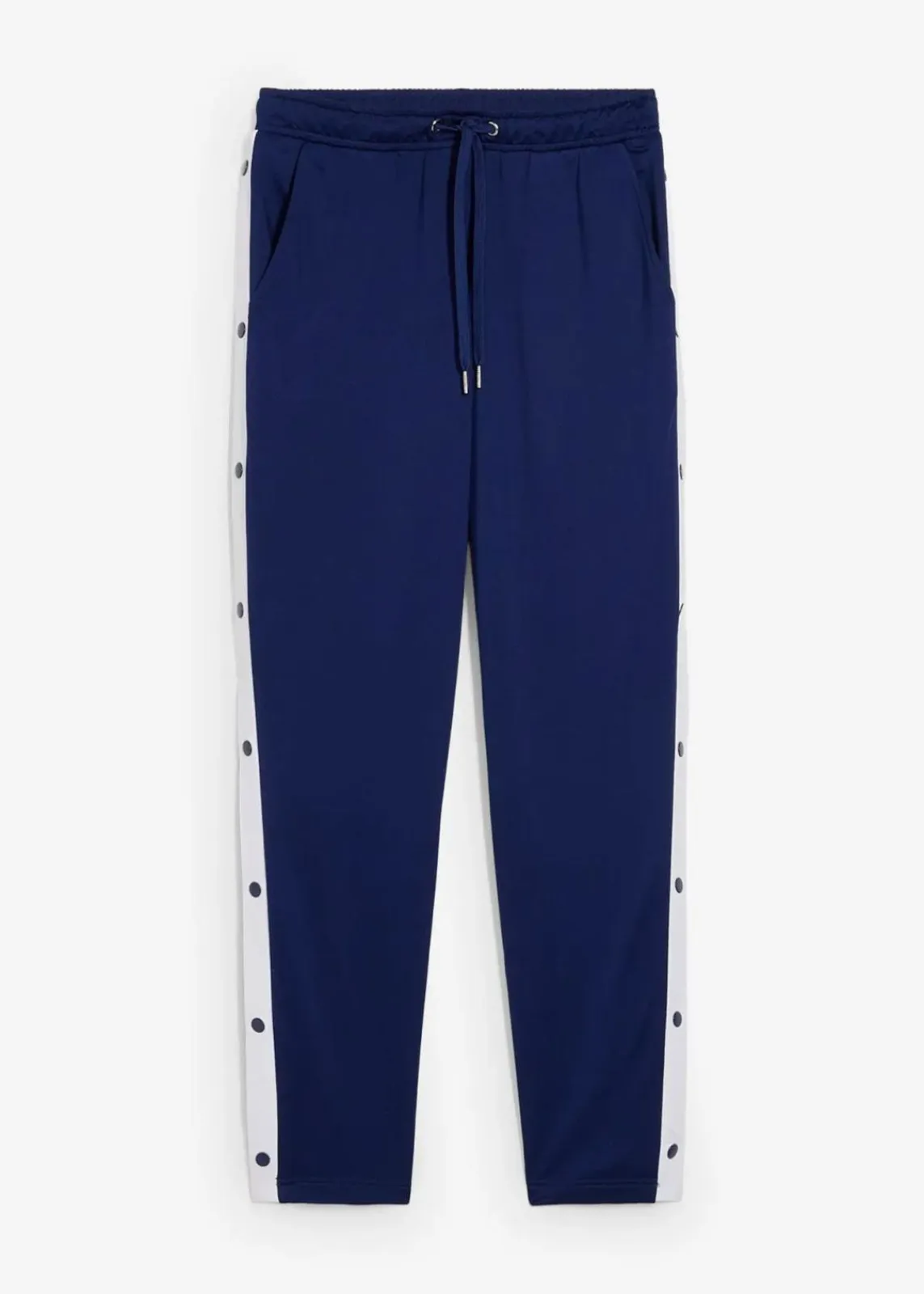 bonprix Bekleidung·Blusen & Tuniken|Bekleidung·Kleider^Jogginghose mit Druckknöpfen, schnelltrocknend tiefseeblau