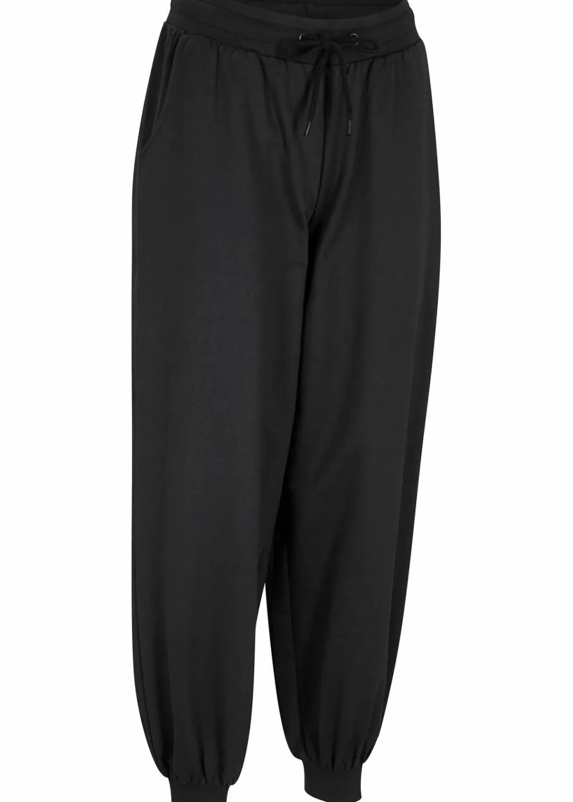 bonprix Sweat|Basics^Jogginghose mit elastischem Bund schwarz