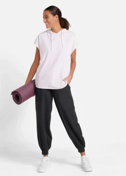 bonprix Sweat|Basics^Jogginghose mit elastischem Bund schwarz