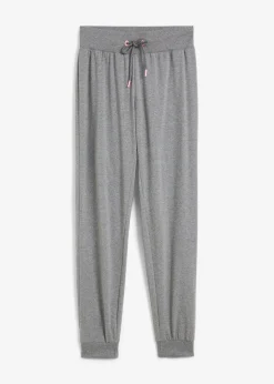 bonprix Hosen|Sweat^Jogginghose mit elastischen Bund grau meliert