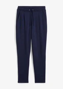bonprix Hosen|Sweat^Jogginghose mit elastischem Bund dunkelblau