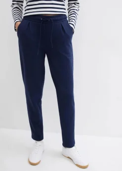 bonprix Hosen|Sweat^Jogginghose mit elastischem Bund dunkelblau