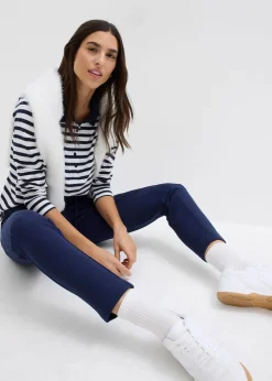 bonprix Hosen|Sweat^Jogginghose mit elastischem Bund dunkelblau