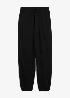 bonprix Nachhaltigere Materialien|Hosen^Jogginghose mit hohem Bund schwarz