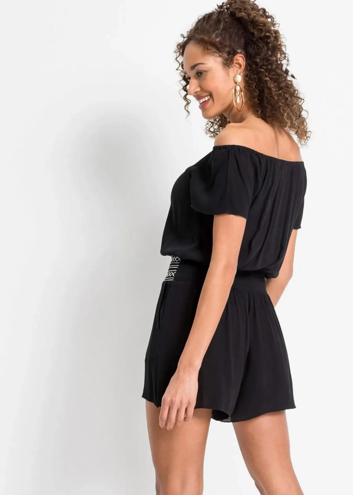 bonprix Bekleidung·Homewear|Jumpsuits^Jumpsuit schwarz