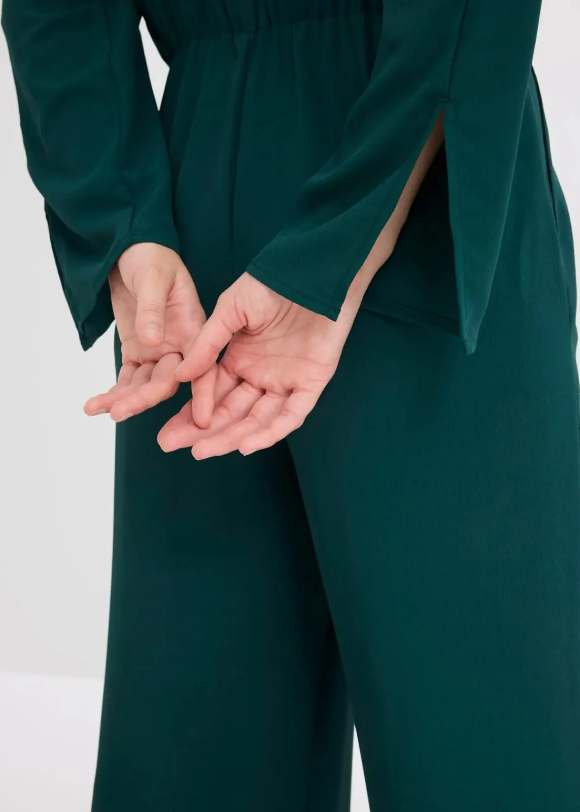 bonprix Jumpsuits|Nachhaltigere Materialien^Jumpsuit tiefgrün