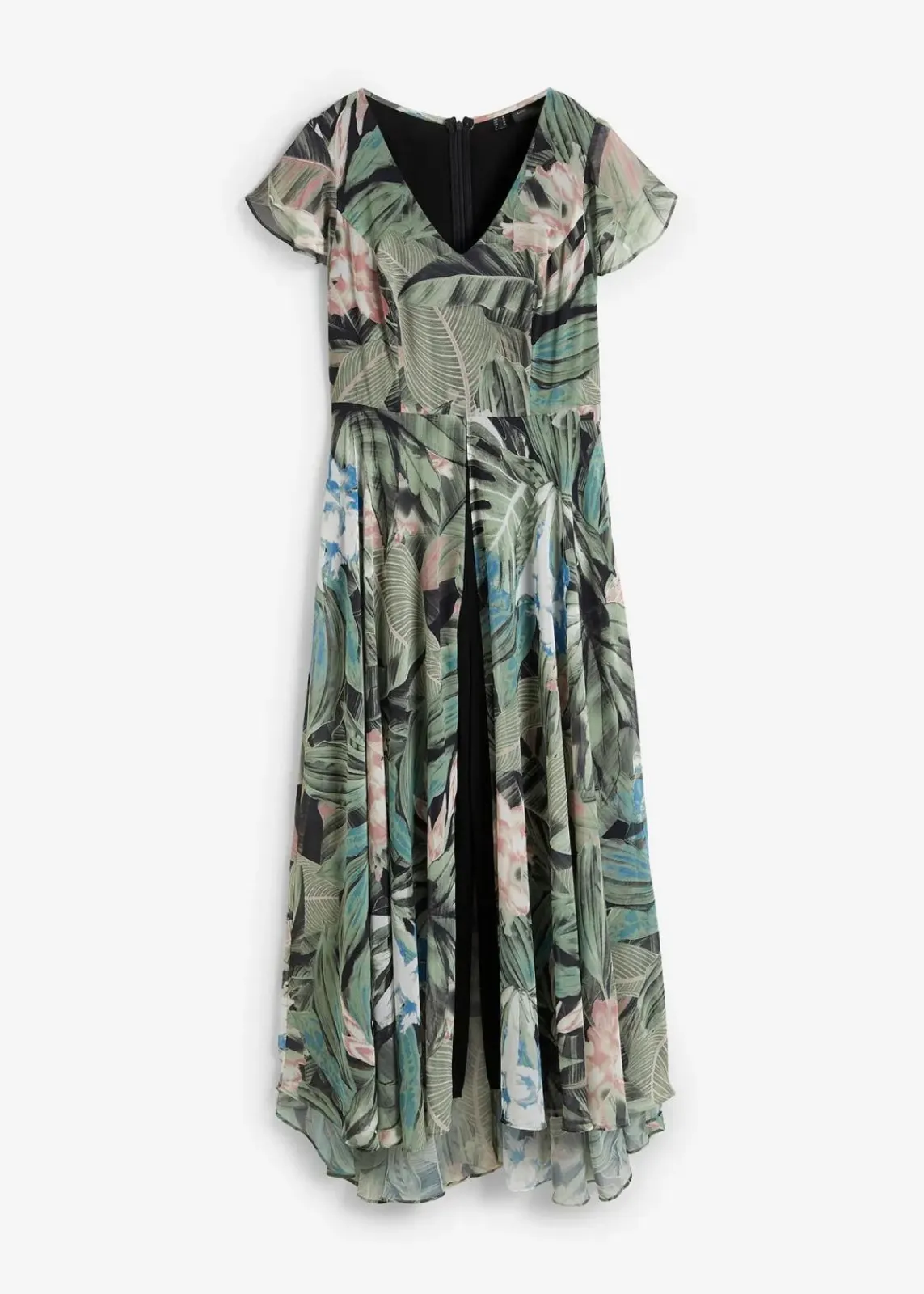 bonprix Bekleidung·Homewear|Jumpsuits^Jumpsuit dunkeloliv/schwarz bedruckt