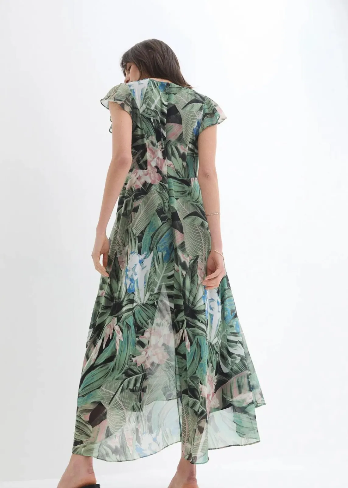bonprix Bekleidung·Homewear|Jumpsuits^Jumpsuit dunkeloliv/schwarz bedruckt