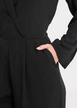 bonprix Bekleidung·Homewear|Nachhaltigere Materialien^Jumpsuit schwarz