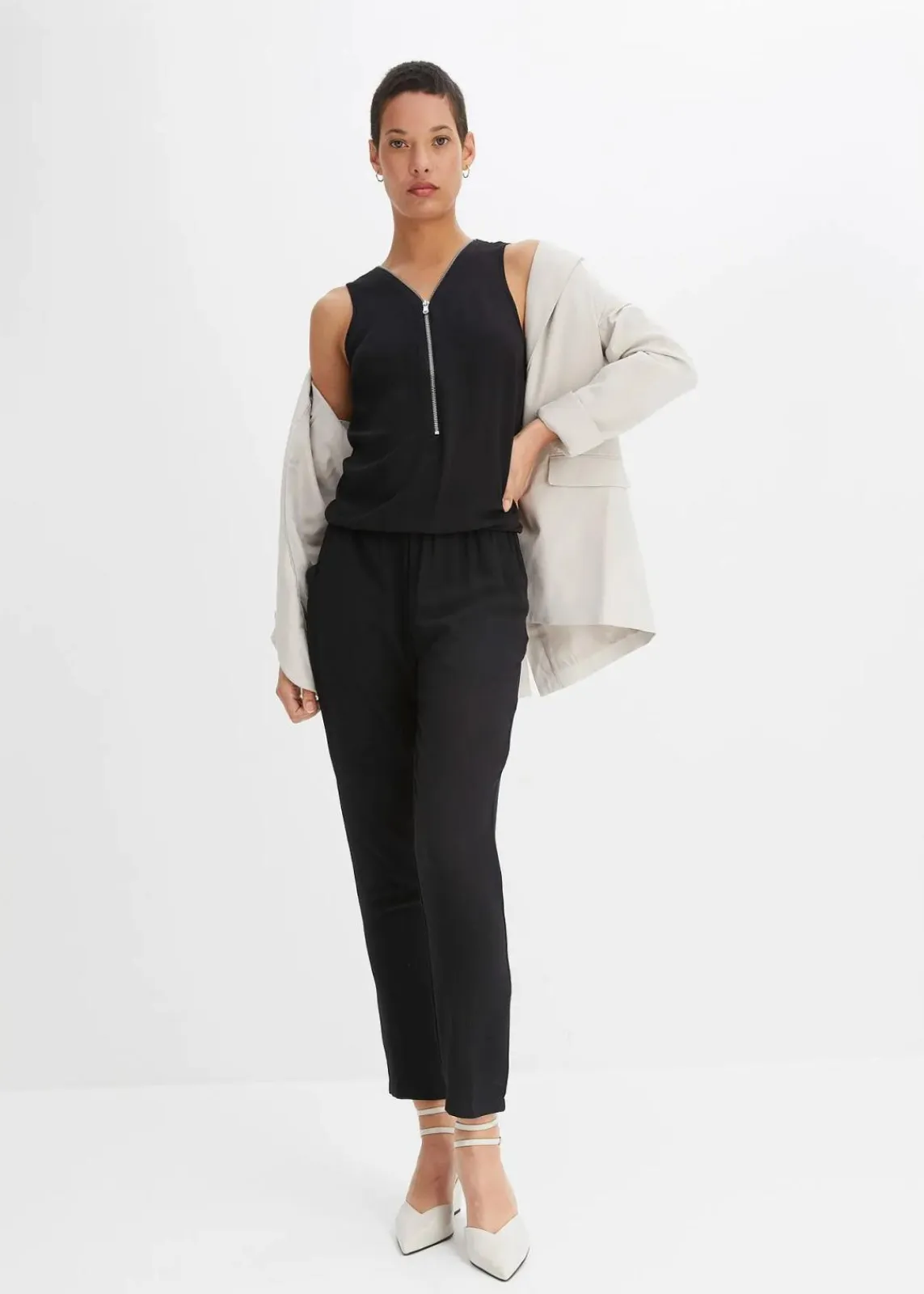 bonprix Jumpsuits^Jumpsuit schwarz