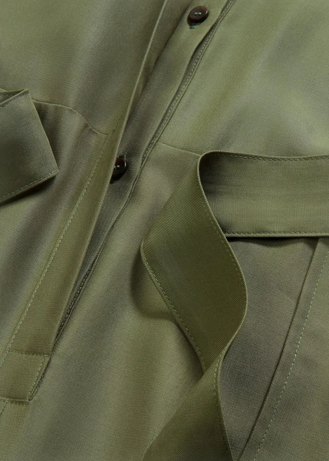 bonprix Jumpsuits|Nachhaltigere Materialien^Jumpsuit aus fließendem Lyocell oliv
