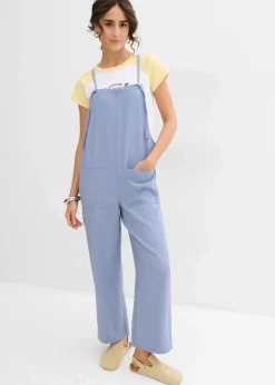 bonprix Bekleidung·Homewear|Jumpsuits^Jumpsuit aus softer Viskose rauchblau