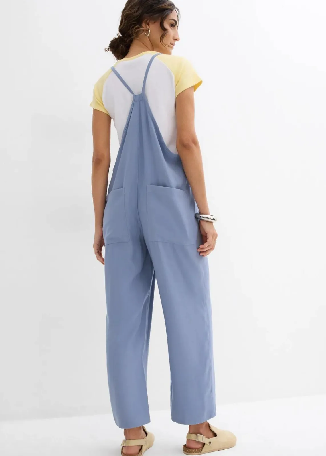 bonprix Bekleidung·Homewear|Jumpsuits^Jumpsuit aus softer Viskose rauchblau