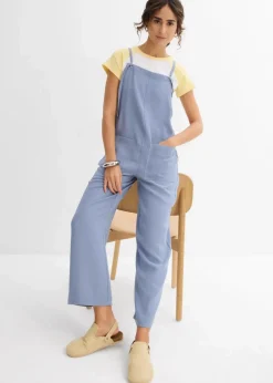 bonprix Bekleidung·Homewear|Jumpsuits^Jumpsuit aus softer Viskose rauchblau