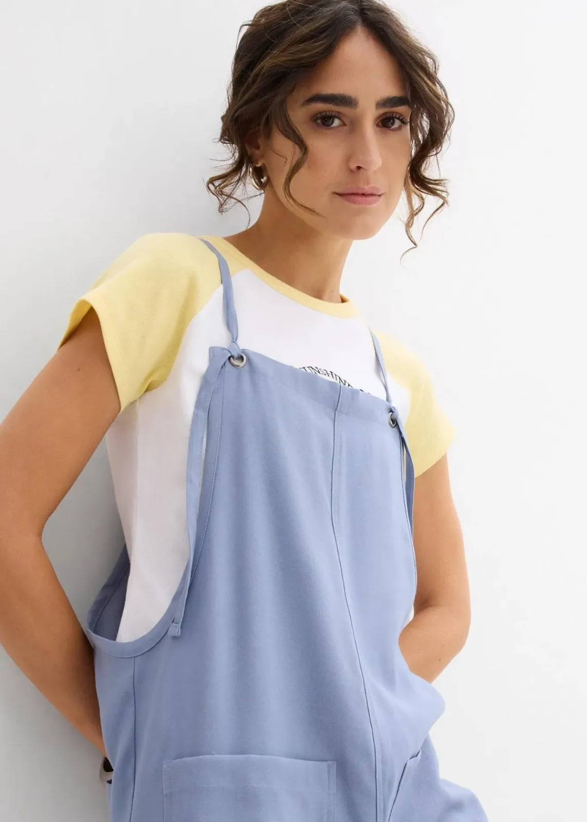 bonprix Bekleidung·Homewear|Jumpsuits^Jumpsuit aus softer Viskose rauchblau