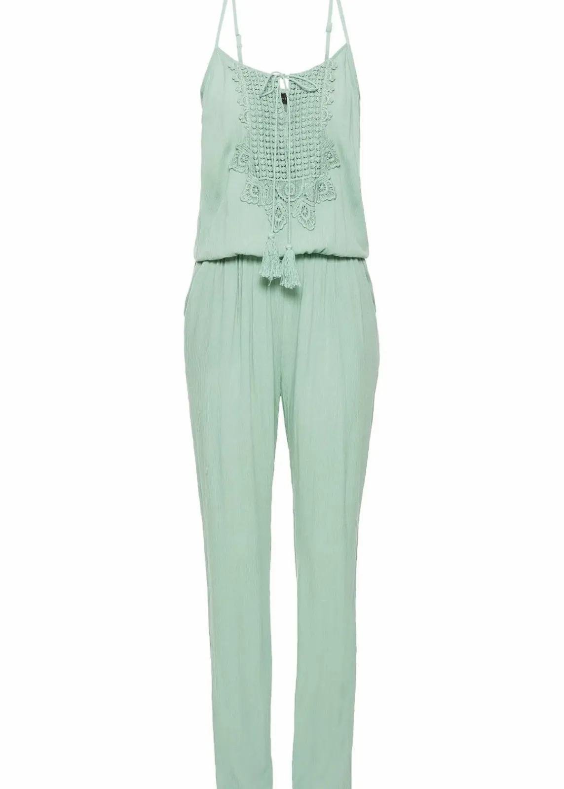 bonprix Nachhaltigere Materialien|Jumpsuits^Jumpsuit aus strukturierter Viskose pastellgrün