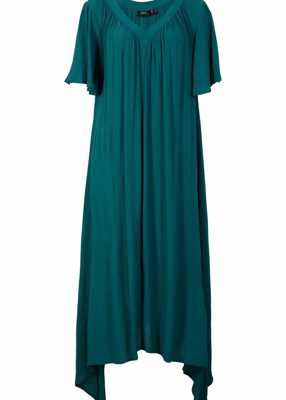 bonprix Bekleidung·Pullover & Strickjacken|Kleider^Kaftan-Kleid aus Kreppware petrol