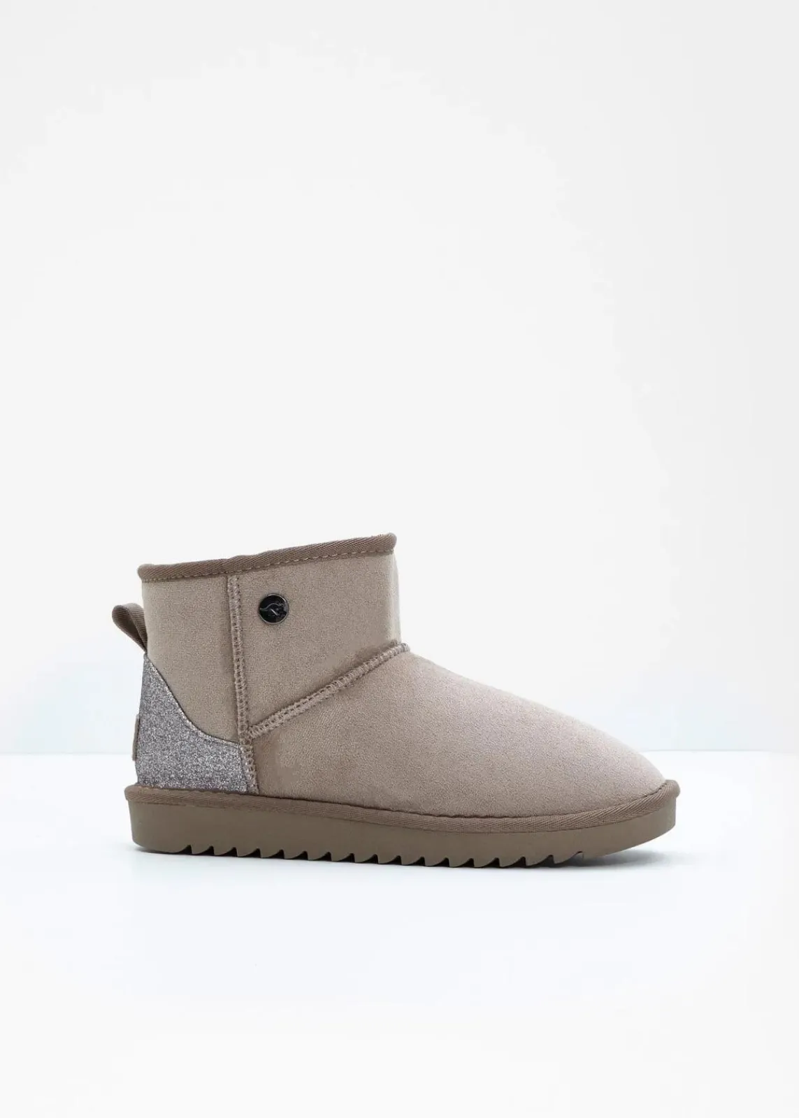 Kangaroos High Heels|Gefütterte Winterschuhe^Boot taupe
