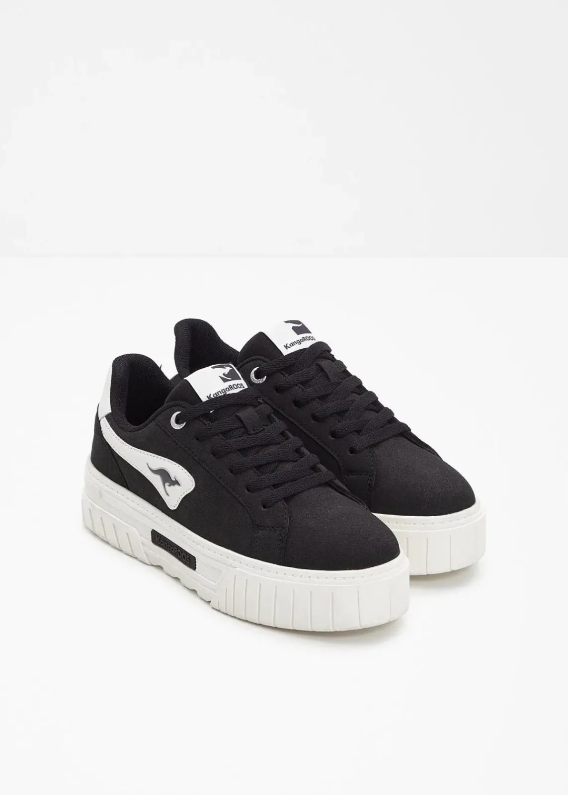 Kangaroos High Heels|Sneaker^Plateau-Sneaker schwarz