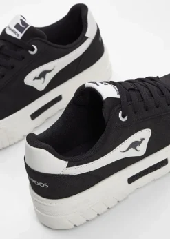 Kangaroos High Heels|Sneaker^Plateau-Sneaker schwarz