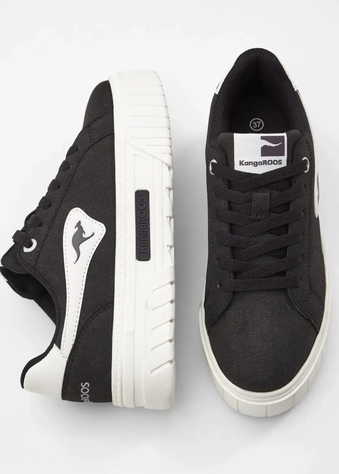 Kangaroos High Heels|Sneaker^Plateau-Sneaker schwarz