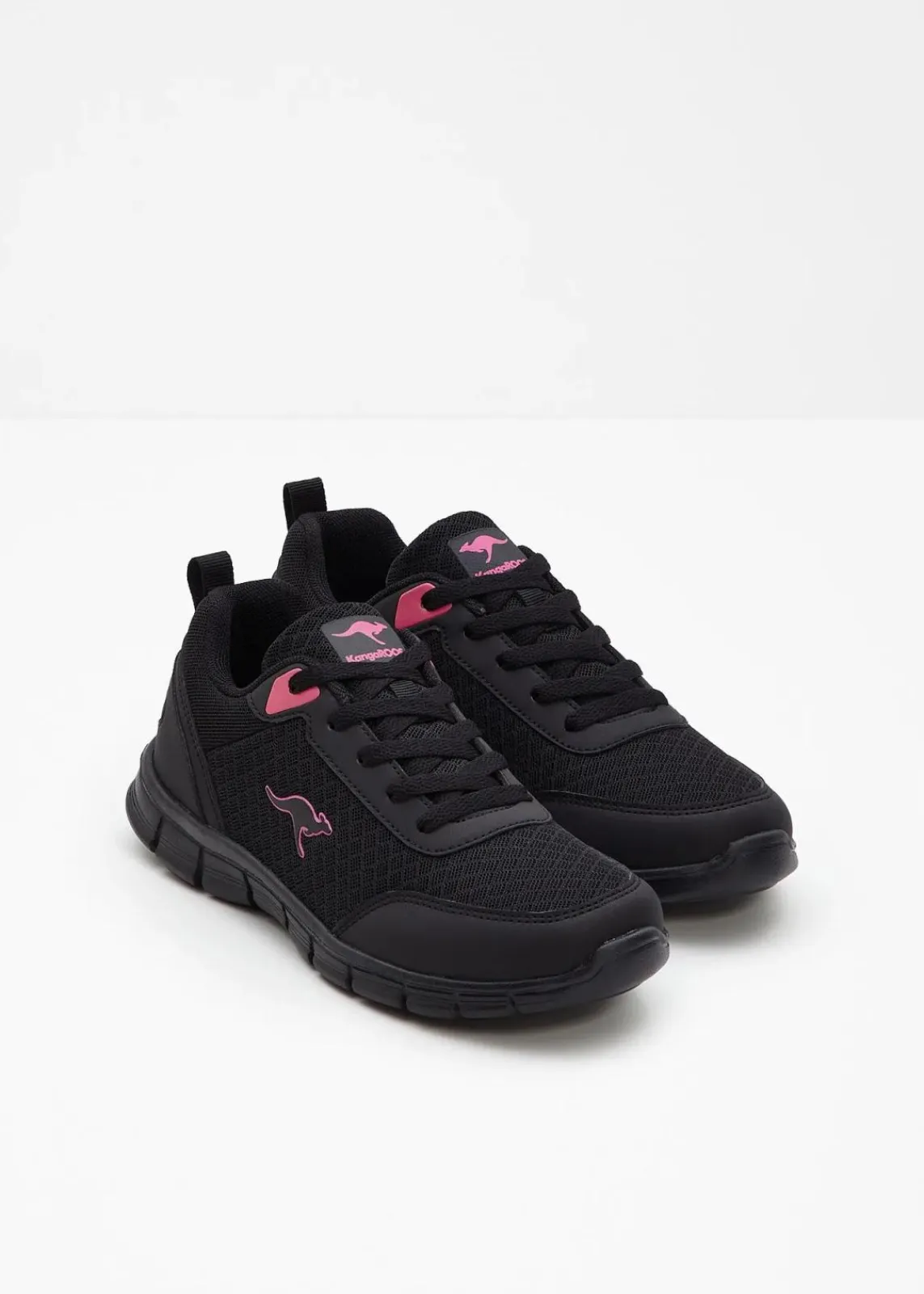 Kangaroos High Heels|Sneaker^Sneaker mit Mesh-Einsatz schwarz